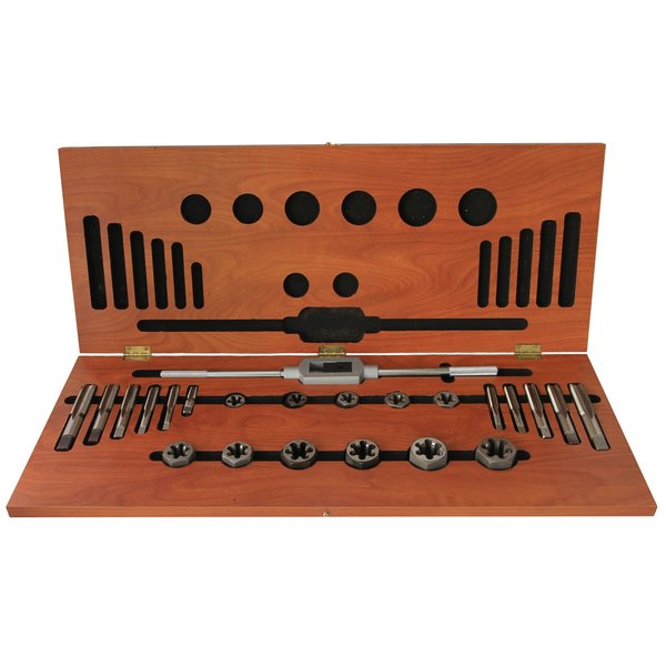 Drillco 20pc Tap & Die Set NC 1/4"-3/4" 2000RC20